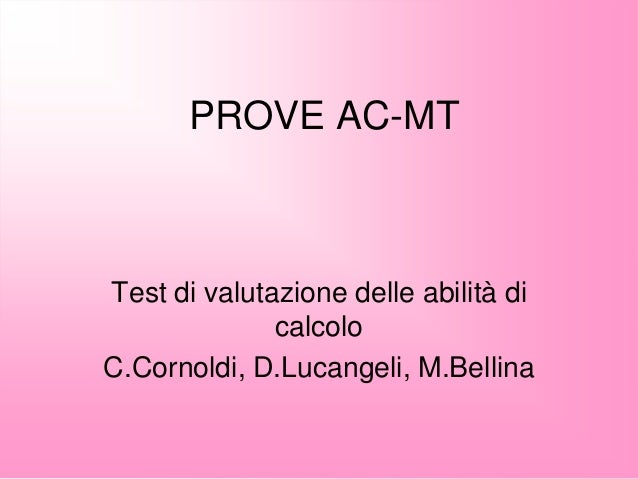 SCARICA PROVE MT MATEMATICA SCUOLA PRIMARIA DA